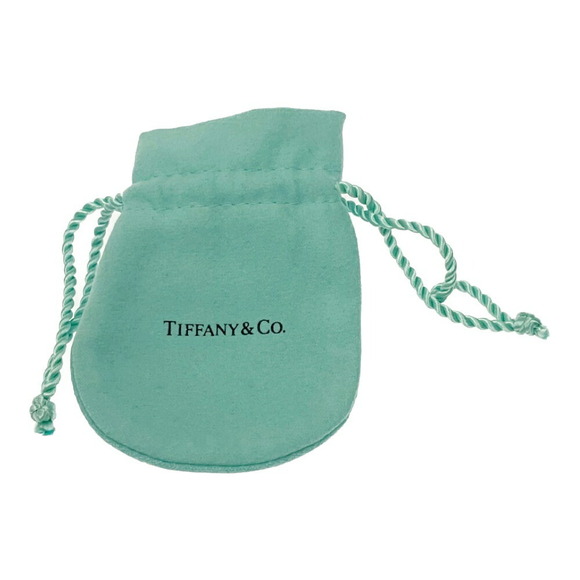 TIFFANY Co Silver Interlocking Circle Necklace Bag - Picture 7 of 7